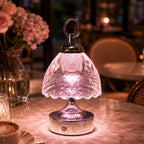 Lumaire™ Crystal Ambiance Lamp - Blush Pink